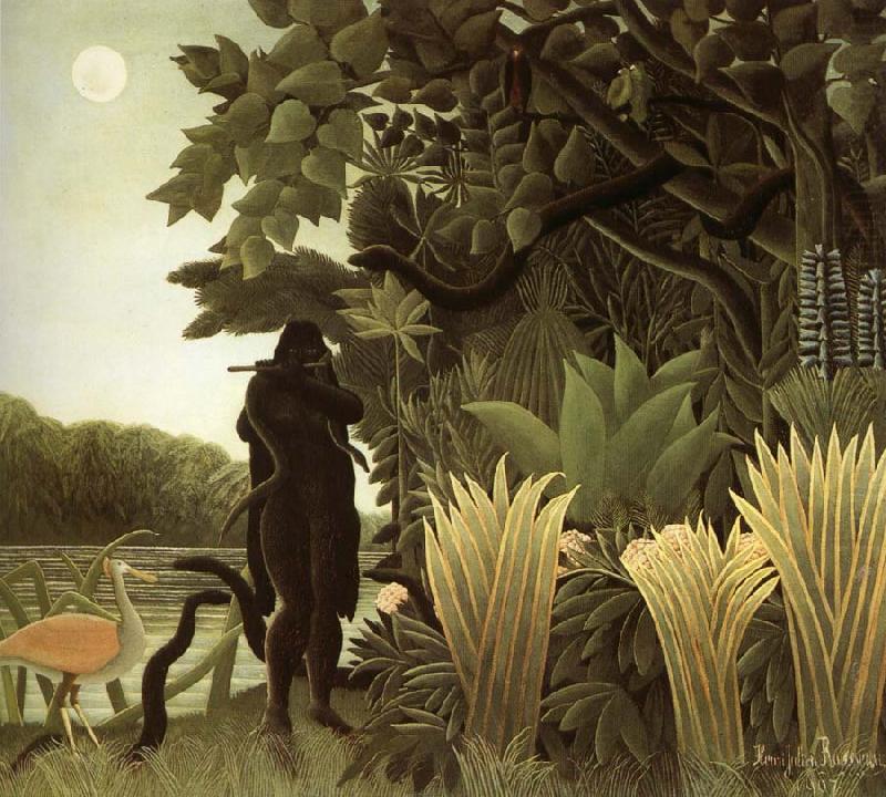 Henri Rousseau The slangenbezweerder oil painting picture